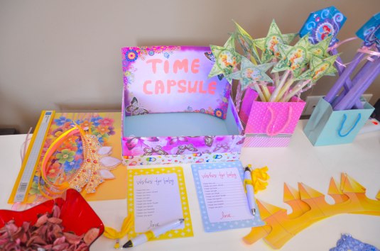 TIME CAPSULE: messages and mementos for her to be opened when she reach her 18th birthday!